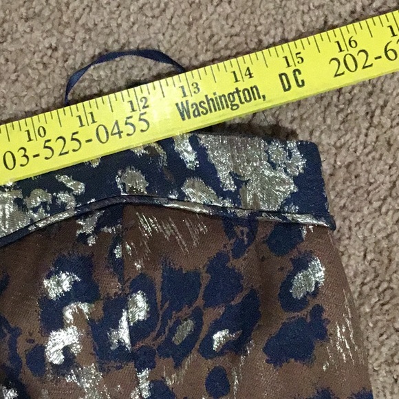 Aidan Mattox Jacquard Metallic Strapless Ball Gown - Size 2 - Picture 11 of 13